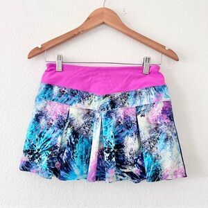 Ivivva Lululemon Splatter Paint Print Skort Sz 14